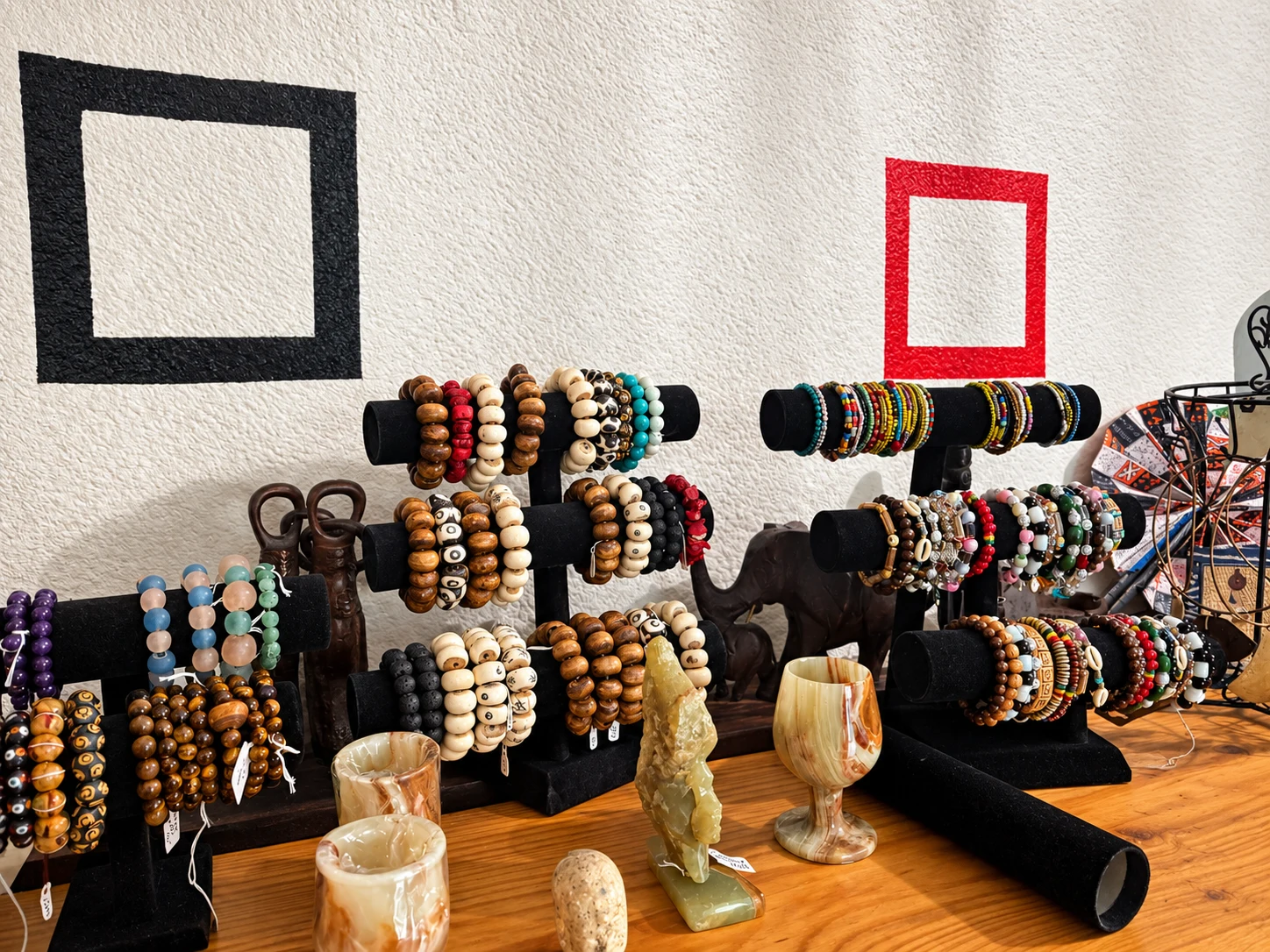 Bracelet collection displayed by Thandi and Sapio